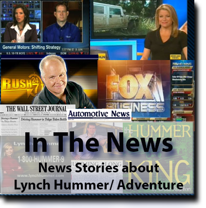 Lynch Hummer and Adventure Accessories in the news