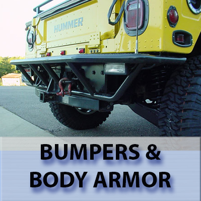 Hummer H1 Bumpers and Body Armor.